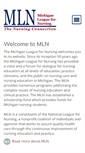 Mobile Screenshot of michleaguenursing.org